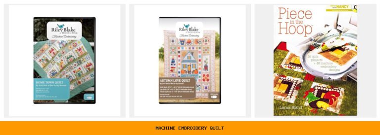 machine embroidery quilt
