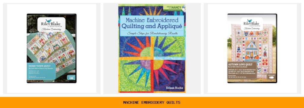 machine embroidery quilts