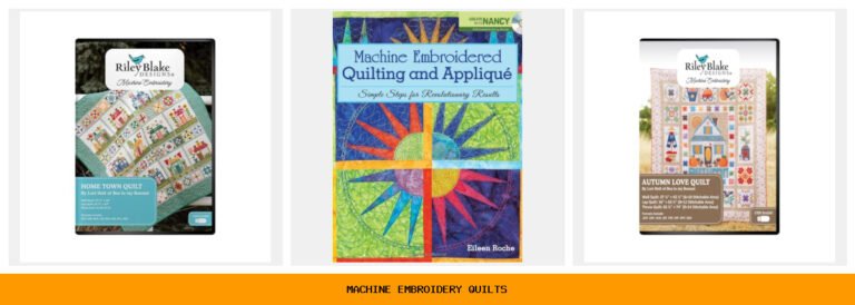 machine embroidery quilts