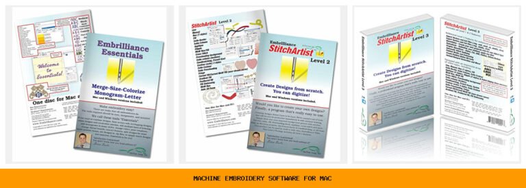 machine embroidery software for mac