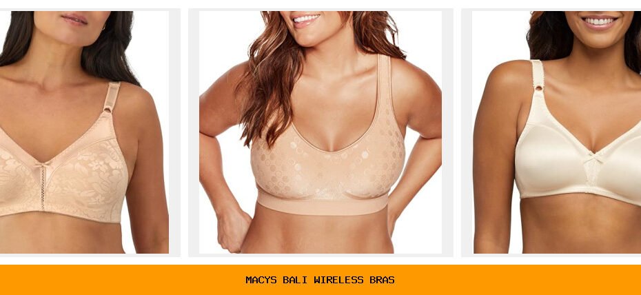 macys bali wireless bras