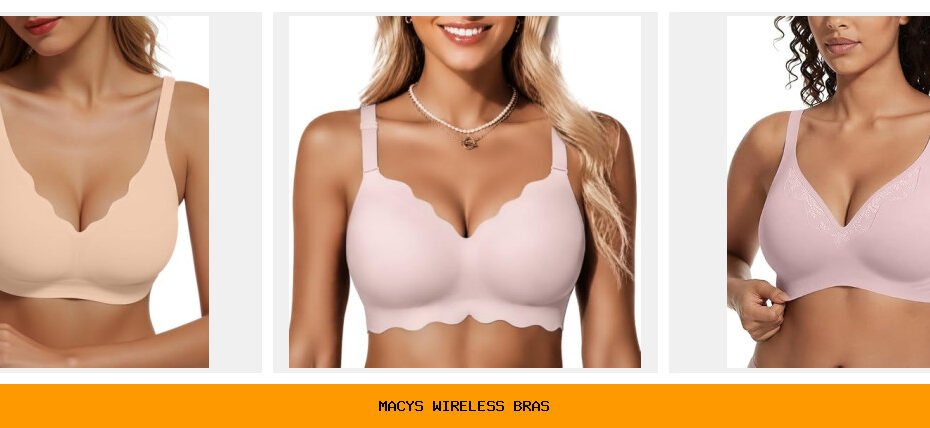 macy's wireless bras