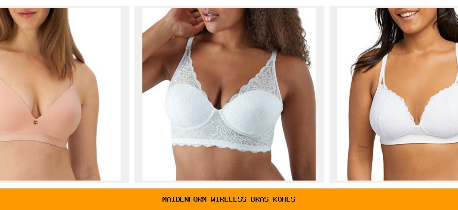 maidenform wireless bras kohl's