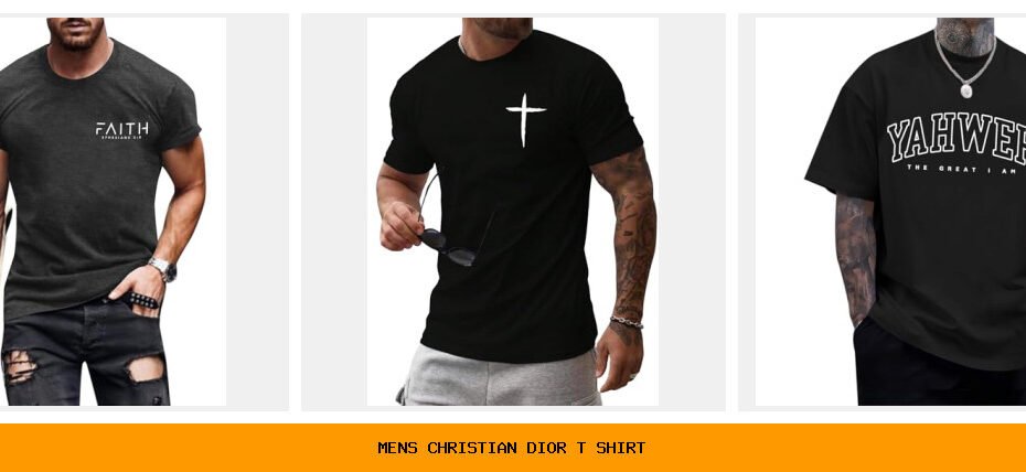mens christian dior t shirt