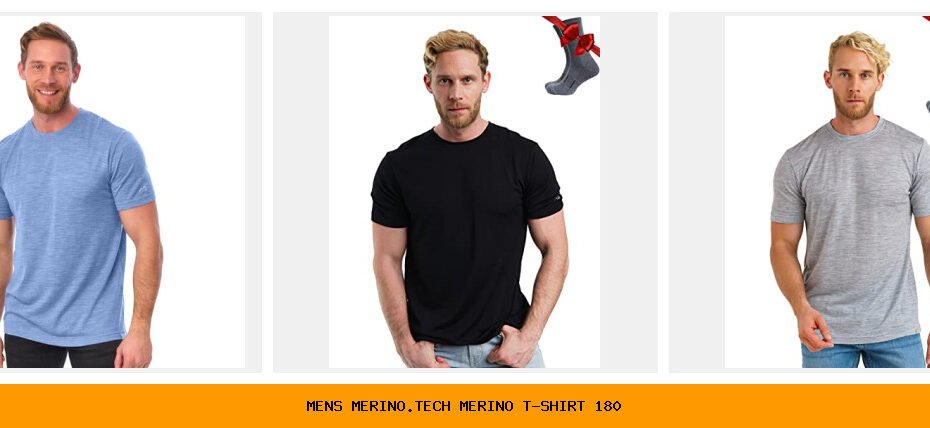 men's merino.tech merino t-shirt 180