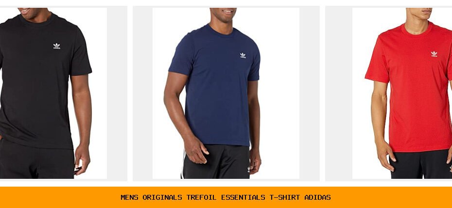 men's originals trefoil essentials t-shirt adidas