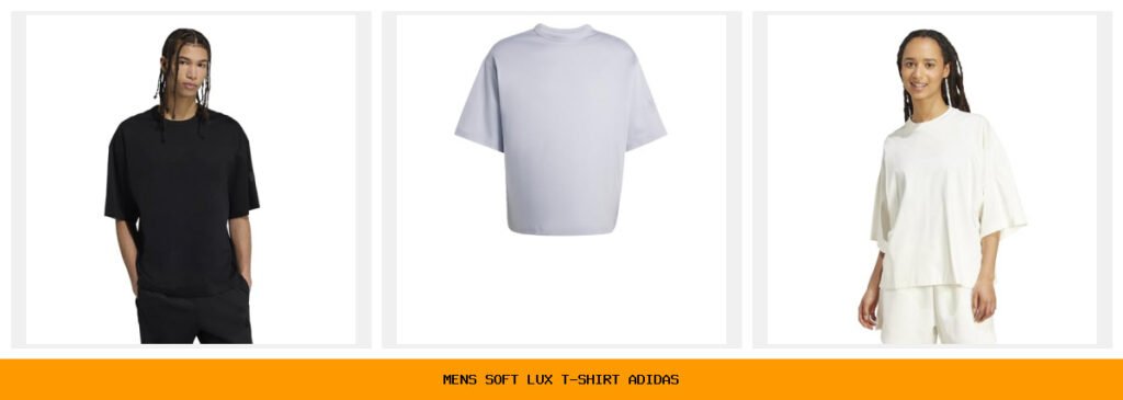 men's soft lux t-shirt adidas