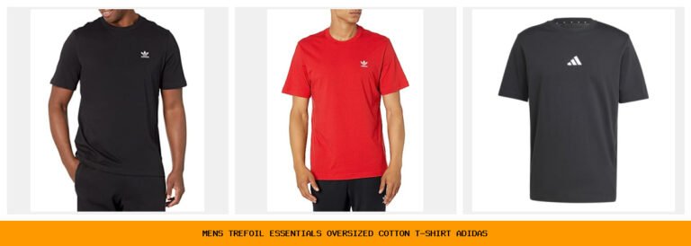 men's trefoil essentials oversized cotton t-shirt adidas