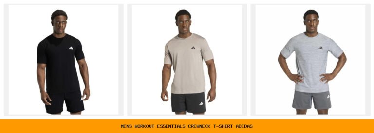 men's workout essentials crewneck t-shirt adidas
