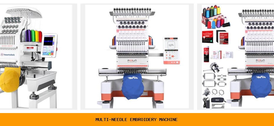multi-needle embroidery machine