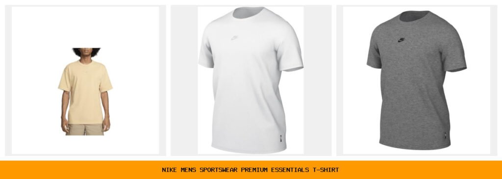 nike men's sportswear premium essentials t-shirt