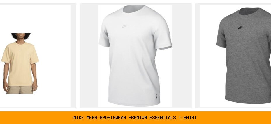 nike men's sportswear premium essentials t-shirt