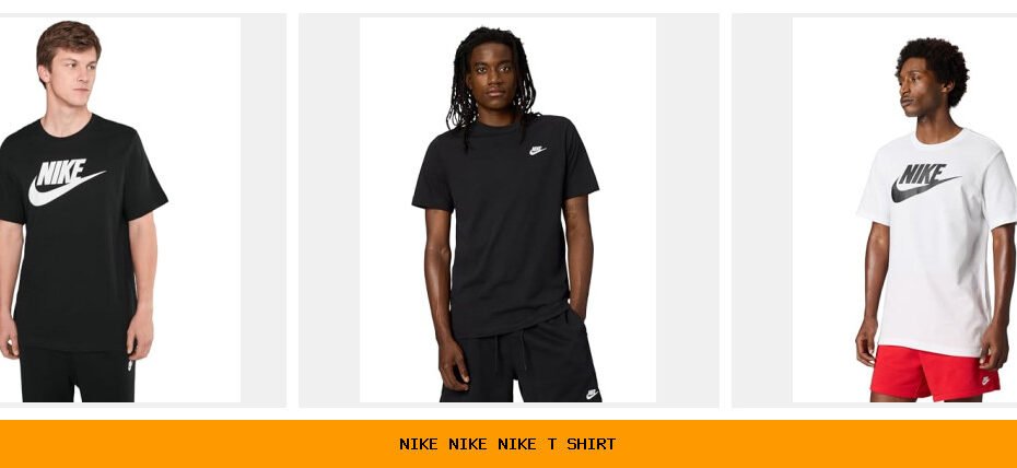 nike nike nike t shirt