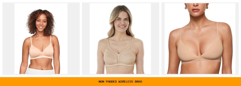 non padded wireless bras