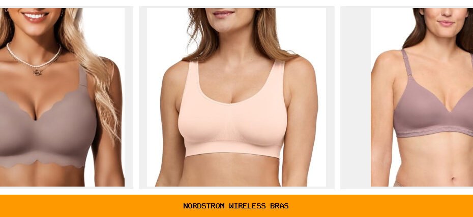 nordstrom wireless bras