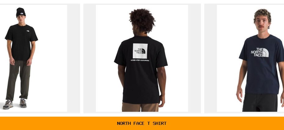 north face t shirt