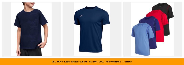 old navy kids' short-sleeve go-dry cool performance t-shirt