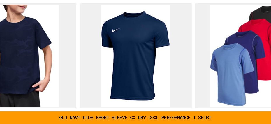 old navy kids' short-sleeve go-dry cool performance t-shirt
