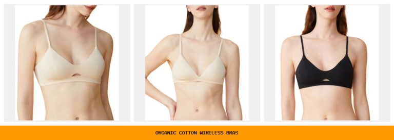 organic cotton wireless bras