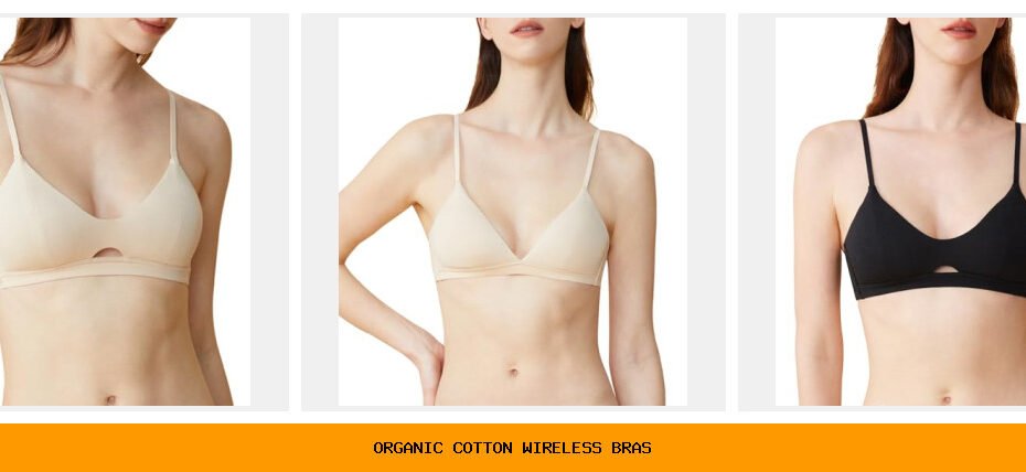 organic cotton wireless bras