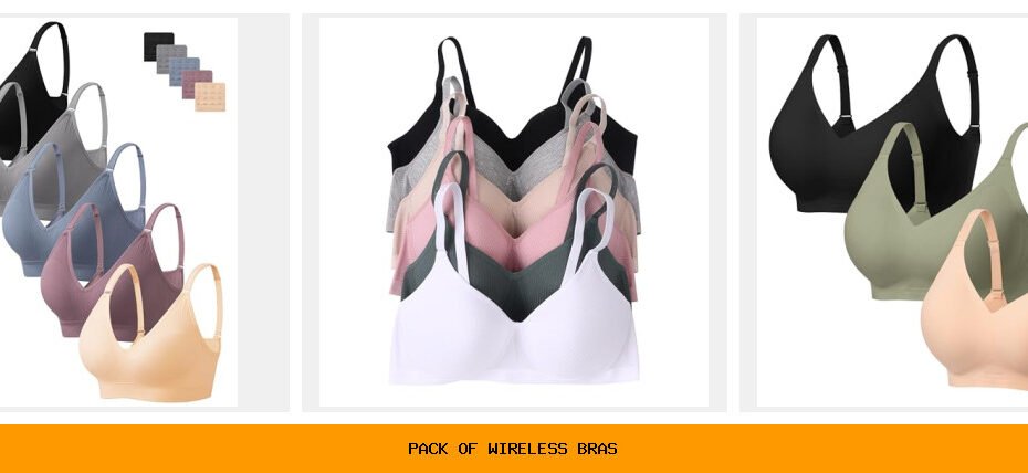 pack of wireless bras