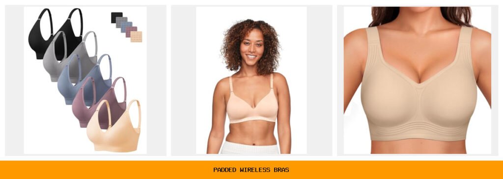 padded wireless bras