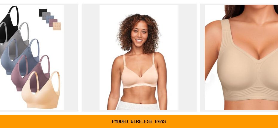 padded wireless bras