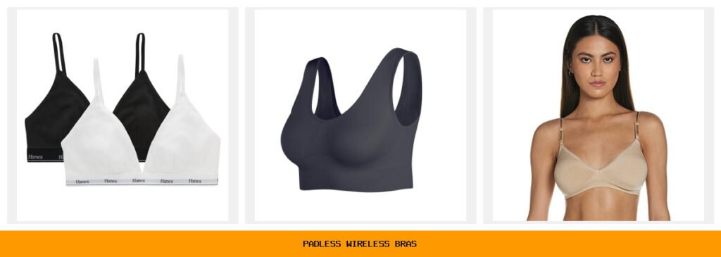 padless wireless bras