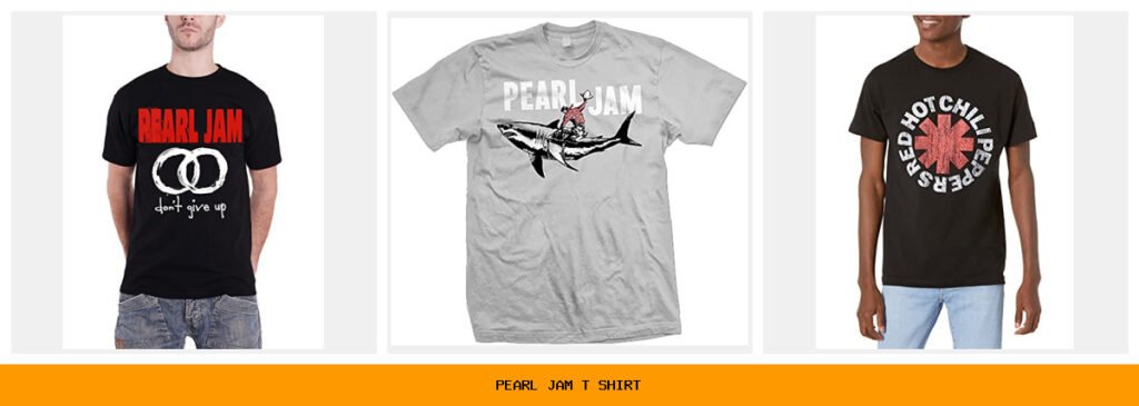 pearl jam t shirt