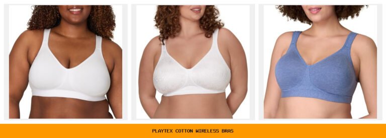 playtex cotton wireless bras