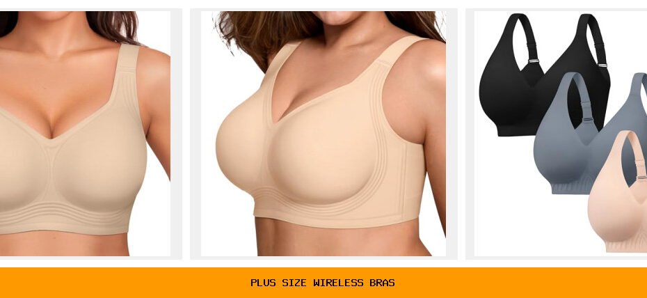 plus size wireless bras