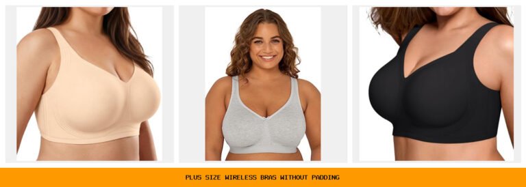 plus size wireless bras without padding