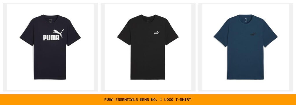 puma essentials men's no. 1 logo t-shirt