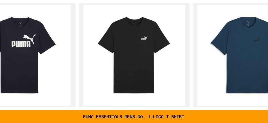 puma essentials men's no. 1 logo t-shirt