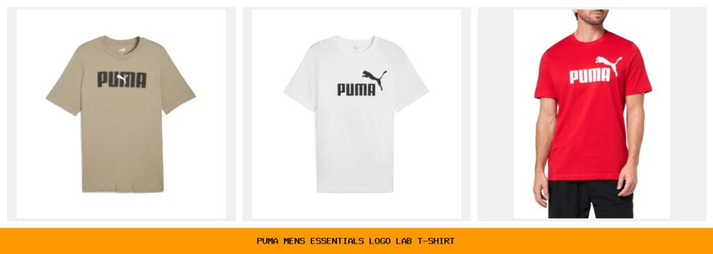 puma men's essentials logo lab t-shirt