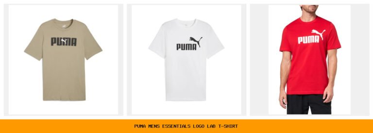 puma men's essentials logo lab t-shirt