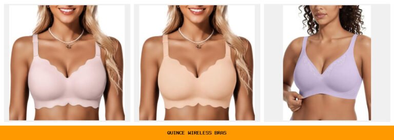 quince wireless bras