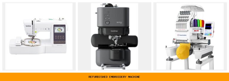 refurbished embroidery machine