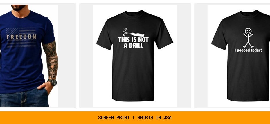 screen print t shirts in usa