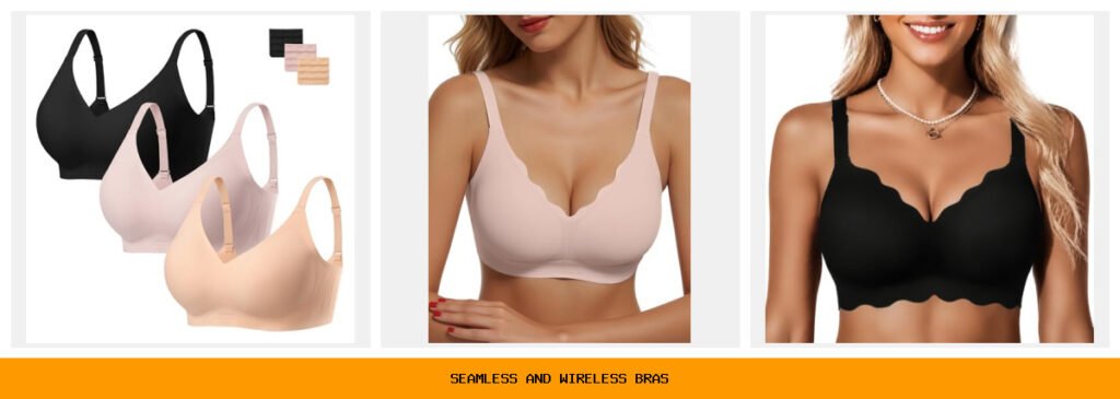 seamless and wireless bras