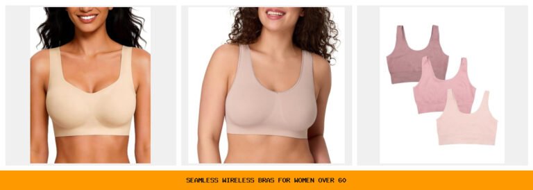 seamless wireless bras for women over 60