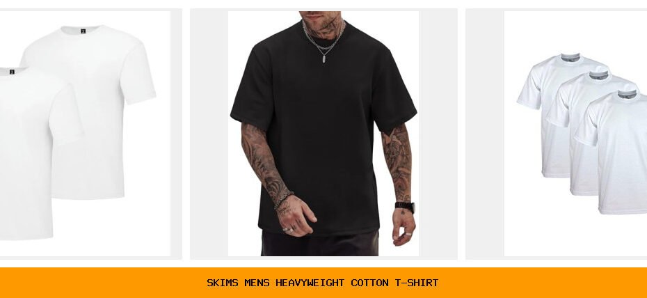 skims men's heavyweight cotton t-shirt