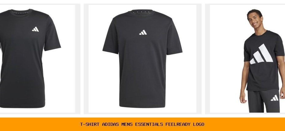 t-shirt adidas men's essentials feelready logo