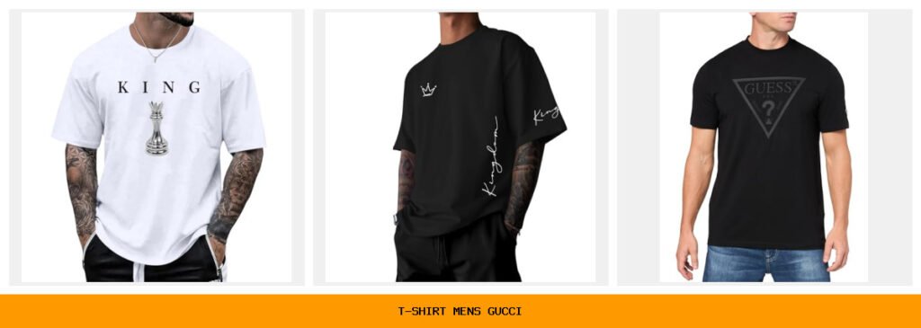 t-shirt men's gucci