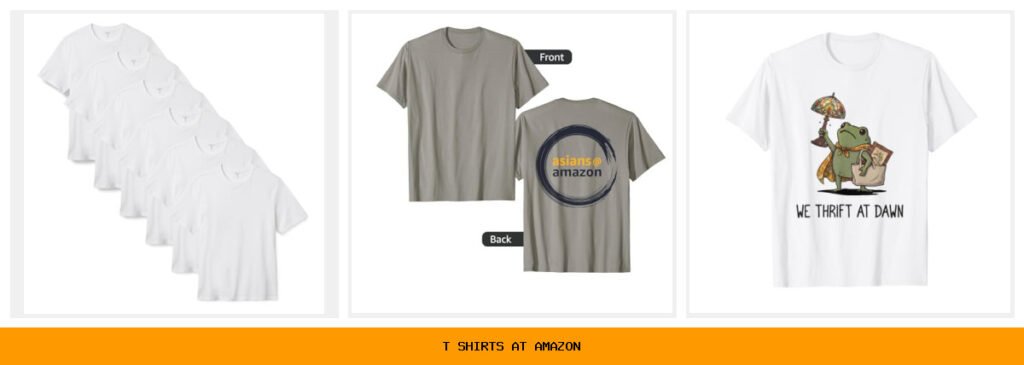t shirts at amazon
