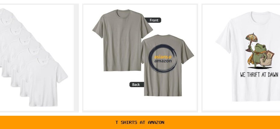 t shirts at amazon