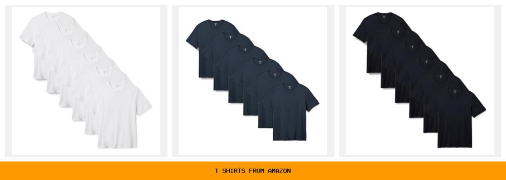 t shirts from Amazon