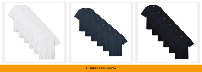 t shirts from Amazon