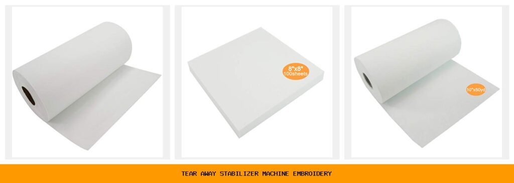 tear away stabilizer machine embroidery