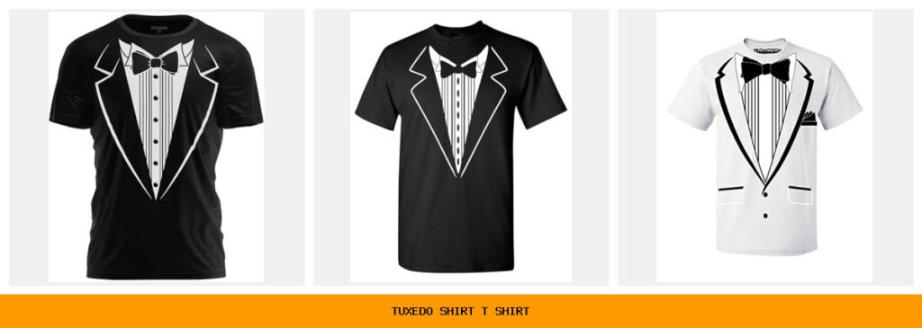 tuxedo shirt t shirt